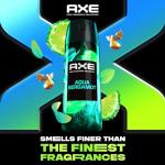 AXE Fine Fragrance Collection Premium Deodorant Body Spray for Men Aqua Bergamot with 72H Odor Protection and Freshness Infused with Aqua, Bergamot, and Sage Essential Oils 4 oz