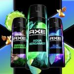 AXE Fine Fragrance Collection Premium Deodorant Body Spray for Men Aqua Bergamot with 72H Odor Protection and Freshness Infused with Aqua, Bergamot, and Sage Essential Oils 4 oz