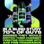 AXE Fine Fragrance Collection Premium Deodorant Body Spray for Men Aqua Bergamot with 72H Odor Protection and Freshness Infused with Aqua, Bergamot, and Sage Essential Oils 4 oz