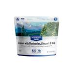 Backpacker's Pantry Granola with Blueberries Almonds & Milk - Freeze Dried Backpacking & Camping Food - Emergency Food - 16 Grams of Protein, Vegetarian - 1 Count