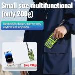 Baofeng UV-5R Mini Radio Ham Radio Long Range Handheld Two Way Radio Dual PTT NOAA Weather Receiver Rechargeable Walkie Talkies Longe Range Copy Frequency 999CH with USB-C Charging Survival Radio