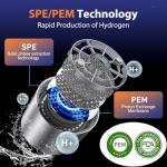 Fakllod Hydrogen Water Bottle Generator, Portable Rechargeable aquahealth Hydrogen Water, Hydrogen Water Ionizer Machine, with SPE/PEM Technology, for Home Office Travel Fitness Drinking