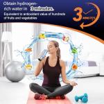 Fakllod Hydrogen Water Bottle Generator, Portable Rechargeable aquahealth Hydrogen Water, Hydrogen Water Ionizer Machine, with SPE/PEM Technology, for Home Office Travel Fitness Drinking