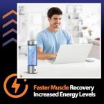 Fakllod Hydrogen Water Bottle Generator, Portable Rechargeable aquahealth Hydrogen Water, Hydrogen Water Ionizer Machine, with SPE/PEM Technology, for Home Office Travel Fitness Drinking