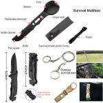 Outdoor Camping Survival Gear and Equipment, Survival Kits Fishing Hunting, Birthday Gifts for Men Dad Him Husband Boyfriend Teen Boy Camping Hiking