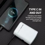 OLIGHT Baton4 Premium Edition EDC Flashlights 1300 Lumens with Type-C Charging Box, Powered by Rechargeable Battery, Small Bright Light for Camping, Emergencies, Outdoors (White)