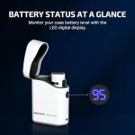 OLIGHT Baton4 Premium Edition EDC Flashlights 1300 Lumens with Type-C Charging Box, Powered by Rechargeable Battery, Small Bright Light for Camping, Emergencies, Outdoors (White)