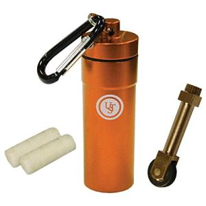 ust Stoke Kit with Micro SparkWheel Fire Starter and Two Light-Me Tinder Pieces in the Waterproof Compact BASE Case Great for Camping, Backpacking, Outdoor Survival