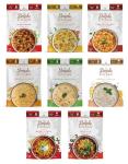 READYWISE - Simple Kitchen, Soup Sampler, Variety Pack, 8 Servings Per Pouch, Soup Mix, Family Size, MRE, Gluten Free Options, Freeze Dried Food, Ready To Eat Meals, Hiking & Backpacking Food, Soup for Family, Pack of 8
