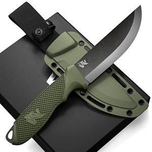 ODENWOLF W-SCANDI D2 Steel Survival Knife with Sheath