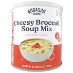 Augason Farms Cheesy Broccoli Soup Mix Can, Emergency Food Supply, Everyday Meals, 38 Servings