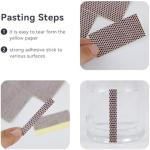 28 PCS Match Striker Stickers, Match Striker Paper with Adhesive, Ideal for Fireplace Matches (Rectangle)