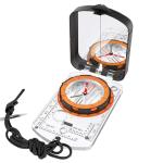 Sportneer Compass Hiking Survival, Camping Accessories Orienteering Compass with Mirror Hiking Camping Backpacking Map Navigation (Transparent)