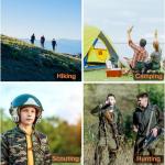 Sportneer Compass Hiking Survival, Camping Accessories Orienteering Compass with Mirror Hiking Camping Backpacking Map Navigation (Transparent)