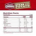 Campbell’s Chunky Soup, Steak and Potato Soup, 16.3 oz Can (Case of 8)