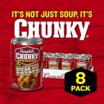 Campbell’s Chunky Soup, Steak and Potato Soup, 16.3 oz Can (Case of 8)