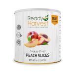 Ready Harvest Freeze Dried Food - Peaches | Gluten-Free Snacks | Emergency Fruit | #10 Can | 25-Year Shelf Life | Cans Filled to the Top