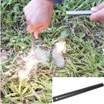 10 PCS Fire Starter Rod Magnesium Rod - Ferrocerium Flint Premium Lighter 8x0.8cm - Glow in The Dark Survival Tool Kit for Outdoor Camping