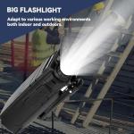 Retevis RB37 Bluetooth Walkie Talkies, Bluetooth Two Way Radio with Wireless Earpiece, Flashlight, 2000 mAh&120h Standby, Type-C, 9-Level VOX&Squelch, for School Hospital Retail Manufacture (4 Pack)