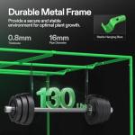 VIVOSUN S848 4x8 Grow Tent, 96"x48"x80" High Reflective Mylar with Observation Window and Floor Tray for Hydroponics Indoor Plant for VS4000/VSF4300