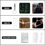 RHINO RESCUE Survival First Aid Kit, Emergency Kit Molle Pouch IFAK Medical Kit for Vehicles Car Camping Backpacking Hiking Hunting Ranger Green