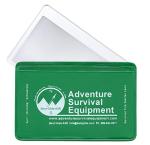 Best Glide ASE Credit Card Size Fresnel Lens Fire Starter and Magnifier Lenses (3 Pack - Green)