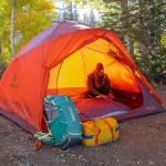 Marmot Midpines 4-Person Tent | Weather-Resistant and Durable, Red Sun/Picante