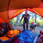 Marmot Midpines 4-Person Tent | Weather-Resistant and Durable, Red Sun/Picante