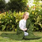 Friendriver XL Size Upgraded Version of Camping Sleeping Bag 4 Seasons Warm and Cool, Lighter Weight, Adults and Children Can Use Waterproof Camping Bag, Travel and Outdoor Activities (Green, Single)