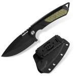 Mossy Oak 8 Inch Fixed Blade Knife with Kydex Sheath, D2 Steel Full Tang Outdoor Camping Knife, G10 Handle for Bushcraft, Survival, Camping, Hiking