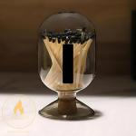 16 Count - Sheet of Adhesive Match Striker Strip Stickers (2" x 1/2") | Replacement Stryker Stricker for Safety Matches | Peel & Stick Flint Lighter Pad for Wood Mach Book (Solid Black, 16 Pack)