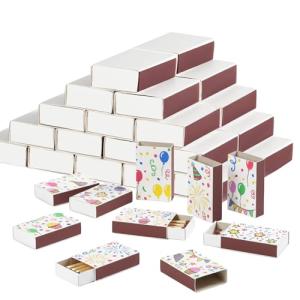 60 Pack Matches Bulk, 2.24x1.42x0.59 in - Matchbooks, Bulk Matches Blank for DIY Matchbook & Wedding Matches, Double Sided Strike Pad with Party Supplies (No Matches)