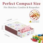 60 Pack Matches Bulk, 2.24x1.42x0.59 in - Matchbooks, Bulk Matches Blank for DIY Matchbook & Wedding Matches, Double Sided Strike Pad with Party Supplies (No Matches)