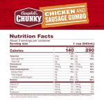 Campbell’s Chunky Soup, Chicken and Sausage Gumbo, 18.8 Oz Can