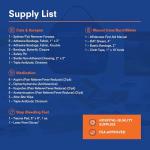 Adventure Medical Kits Mountain Series Medical Kit - Hiker - Emergency Medical First Aid Kit - For 2 People for 2 Days - Comes with a Trauma Pad, Medicine, Guide Book & More