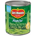 Del Monte Canned French Style Green Beans, 12-Pack