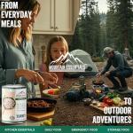 MOUNTAIN ESSENTIALS All Natural Canned Turkey 14.5 oz – Fully Cooked, Ready to Eat Deli White Meat – Premium Canned Meat for Daily Meals, Emergency Food Supply, Survival Storage, Camping & Quick Recipes, No Carbs, Gluten Free – 5-Year Shelf Life – Made in USA-Pack of 24