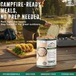 MOUNTAIN ESSENTIALS All Natural Canned Turkey 14.5 oz – Fully Cooked, Ready to Eat Deli White Meat – Premium Canned Meat for Daily Meals, Emergency Food Supply, Survival Storage, Camping & Quick Recipes, No Carbs, Gluten Free – 5-Year Shelf Life – Made in USA-Pack of 24