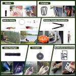 Survival Kit Advent Calendar for Men 24 Days Countdown with Premium Outdoor Survival Tools with Essential Emergency Gear Cool Gadgets Ideal Gift for Adventurers Campers Survivalists