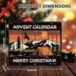 Survival Kit Advent Calendar for Men 24 Days Countdown with Premium Outdoor Survival Tools with Essential Emergency Gear Cool Gadgets Ideal Gift for Adventurers Campers Survivalists