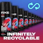 AXE Body Spray Deodorant for Long Lasting Odor Protection Essence Black Pepper & Cedarwood Men's Deodorant Formulated Without Aluminum 4oz 4 Count