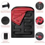 Double Sleeping Bags for Adults, Queen Size 2 Person All Season for Warm & Cold Weather Backcountry Ski Skins | Fits Kids 10-12 - Lightweight & Waterproof Camping Essentials for Hiking, Backpacking