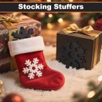 KULOLO Snowflake Multi Tool – Stainless Steel EDC Gadget with Bottle Opener,Wrench & Key Ring,White Elephant Gift for Adults 2025,Christmas Stocking Stuffer for Men,Dad,Husband (Black)