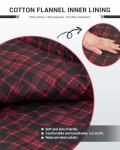 KingCamp Camping Sleeping Bag- XL with Hood, Extra Tall Big Wide Cotton Flannel Lined Portable Packable Sleeping Bags for Cold Warm Weather Backpacking, Hiking, Travel, Outdoors, Black-Large