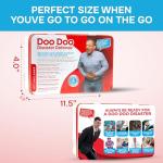 Shart Kit - 7 Items - Poop Prank Gag Gift. Includes Wet Wipes, Disposable Underwear, Hilarious Badge, More. Stinky Novelty Accident Emergency Fart Joke for Dad, Husband, Family