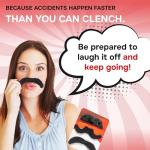 Shart Kit - 7 Items - Poop Prank Gag Gift. Includes Wet Wipes, Disposable Underwear, Hilarious Badge, More. Stinky Novelty Accident Emergency Fart Joke for Dad, Husband, Family