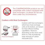 CAMPINGMOON Canister Top Stove Portable Compact Foldable w/Micro Regulator w/4Flex w/igniter XD-2F (Silver)