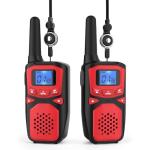 WokTok Adult Walkie Talkies Long Range Rechargeable Portable Two-Way Walkie Talkie, Camping Gear, SOS Sirens, NOAA Weather Alarms, Kid's Toys, Easy-to-Use Walkie Talkies,2 Packs(No Batteries)