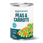 Amazon Grocery, Canned Peas and Carrots, 15 Oz (Previously Amazon Fresh, Packaging May Vary)