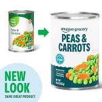 Amazon Grocery, Canned Peas and Carrots, 15 Oz (Previously Amazon Fresh, Packaging May Vary)